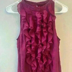 Mossimo magenta flowy dress tank top woman's large